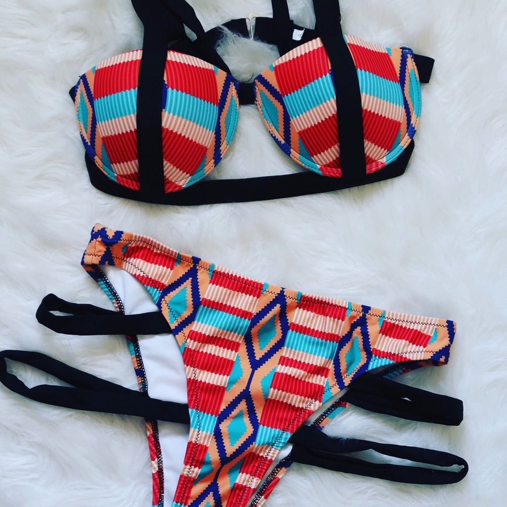 Colorful bikini